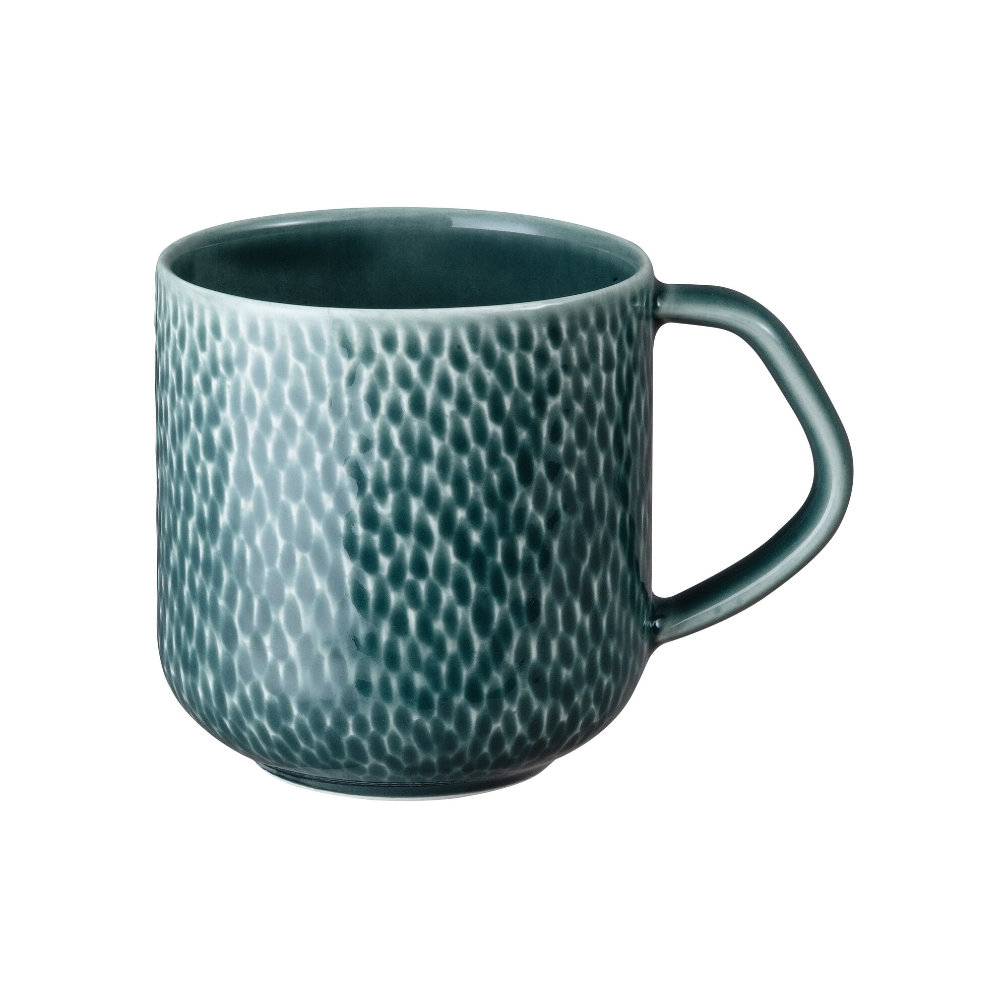 Product photograph of Porcelain Carve Green Large Mug from Denby Retail Ltd